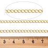 Brass Curb Chains KK-P304-02A-G-2