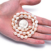 Natural Baroque Pearl Keshi Pearl Beads Strands X-PEAR-S012-68-5