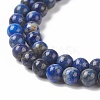 Natural Lapis Lazuli Round Beads Strands G-I181-09-4mm-4