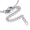 304 Stainless Steel Pendant Necklaces NJEW-H497-05-4