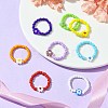 Glass Seed Beads Stretch Rings RJEW-MZ00023-2