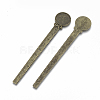 Tibetan Style Alloy Cabochon Setting TIBE-R001-02AB-1