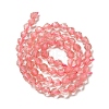 Cherry Quartz Glass Beads Strands G-K382-A05-01-3