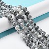 Drawbench & Baking Paint Glass Beads Strands GLAA-S176-01-2