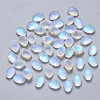 Transparent Spray Painted Glass Charms X-GLAA-R211-05-D03-1
