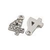 304 Stainless Steel Pendants STAS-L080-002P-04-2