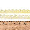 Anti-Tarnish Electroplate Glass Beads Strands GLAA-N064-8mm-02-2