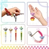 12Pcs 6 Colors Silicone Beads SIL-YW0002-08-6