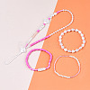 DIY 10 Style ABS & Acrylic Beads Jewelry Making Finding Kit DIY-N0012-05E-4