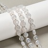 Natural White Agate Beads Strands G-B153-A02-1