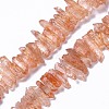 Natural Crackle Quartz Crystal Dyed Beads Strands G-I345-05H-1