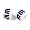 Large Hole Acrylic Letter European Beads SACR-Q103-6mm-01E-3