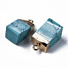 Synthetic Turquoise Pendants G-Q998-035C-3