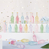 Gorgecraft 30Pcs 6 Colors Transparent Resin Bottle Cabochons CRES-GF0001-04-4