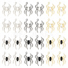 24Pcs 6 Color Glass Spider Pendant FIND-TA0003-07-2