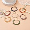 Natural Gemstone Beads Bracelets BJEW-JB09043-2