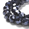 Electroplate Opaque Glass Beads Strands LS-EGLA-A035-P8mm-A18-3