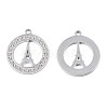 304 Stainless Steel Pendants STAS-N095-154-2