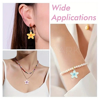 20Pcs Transparent Resin Pendants RESI-YW0006-06-1