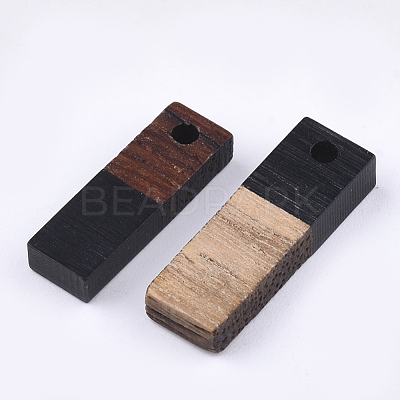 Resin & Walnut Wood Pendants RESI-S358-19D-1