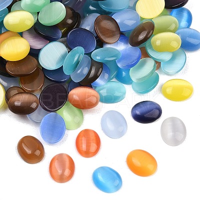 Cat Eye Cabochons X-CE-J005-8x10mm-M-1