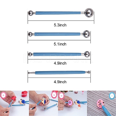 23pcs/set Ceramic Pottery Clay Model Home Craft Art TOOL-BC0007-01-1