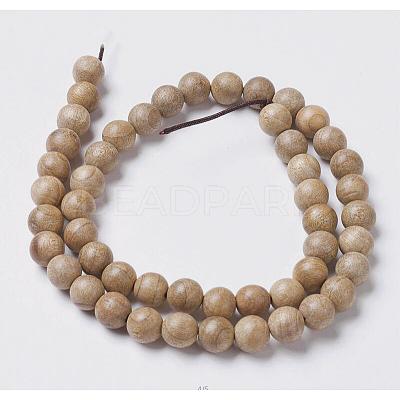 Natural Wood Beads Strands X-WOOD-J001-02-8mm-1