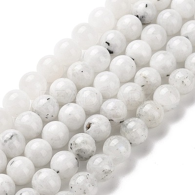 Natural Rainbow Moonstone Beads Strands G-I249-B04-03-1