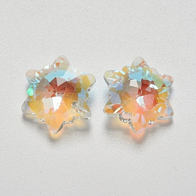 K9 Glass Rhinestone Pendants GLAA-F083-03C-03-1