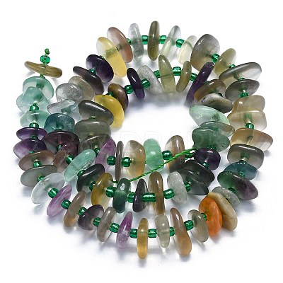 Natural Fluorite Beads Strands G-K245-H16-04-1