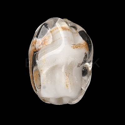 Handmade Gold Sand Lampwork Beadsl FIND-C040-02A-1