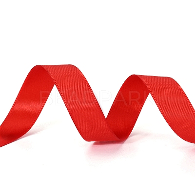 Single Face Solid Color Polyester Ribbon SRIB-S053-16mm-235-1