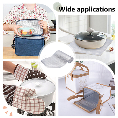 5M EPE with Aluminum Film Thermal Insulation Cotton Roll DIY-WH0671-357-1
