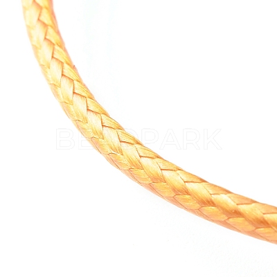 Braided Waxed Polyester Cord Bracelet Making Accessories AJEW-JB01077-1
