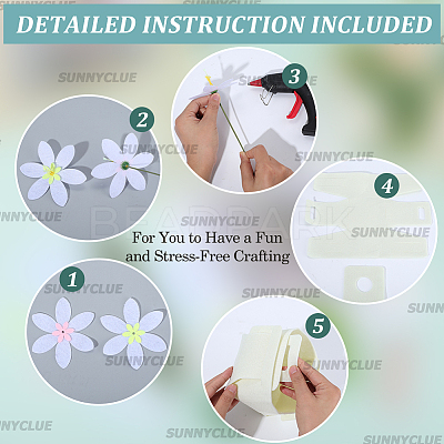 1Set Non-woven Fabric Material Package DIY-SC0032-33A-1