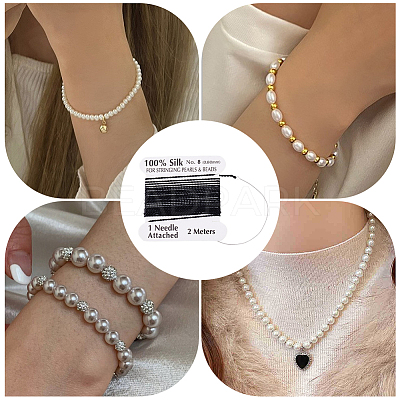 5Pcs Pure Silk Cord OCOR-BBC0001-03A-1
