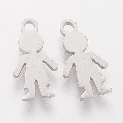 Tarnish Resistant 304 Stainless Steel Charms STAS-Q201-T127-1