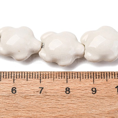 Handmade Porcelain Beads Strands LAMP-G140-02D-1