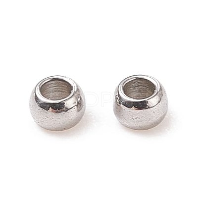 Non-Tarnish 304 Stainless Steel Spacer Beads STAS-R065-80-01-1