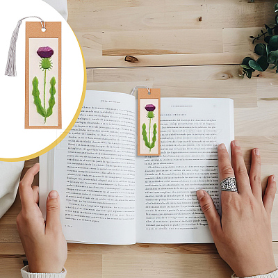 Flower Pattern DIY Embroidery Starter Kits DIY-WH0569-46-1