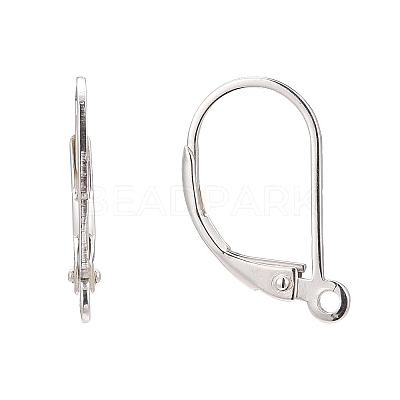 925 Sterling Silver Leverback Earring Findings STER-G027-22S-1