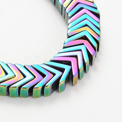 Electroplate Non-magnetic Synthetic Hematite Beads Strands G-L268-05H-1