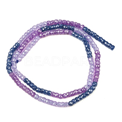 Cubic Zirconia Beads Strands ZIRC-P125-2x3mm-23-1