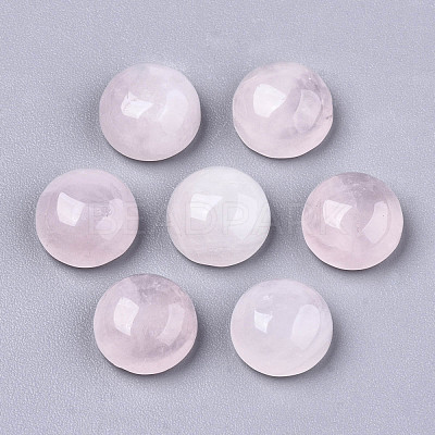 Natural Rose Quartz Cabochons G-N326-59H-1
