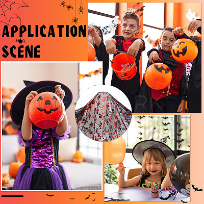 Halloween Polyester Mesh Fabric AJEW-WH0314-852B-1