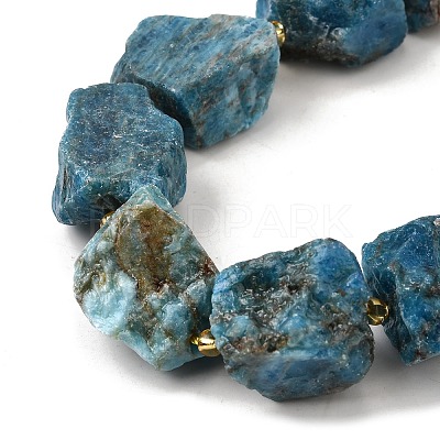 Raw Rough Natural Apatite Beads Strands G-Z087-B12-1