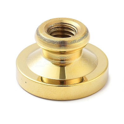 Golden Tone Wax Seal Brass Stamp Heads STAM-P002-01G-05-1