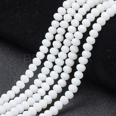 Opaque Solid Color Glass Beads Strands EGLA-A034-P3mm-D01-1
