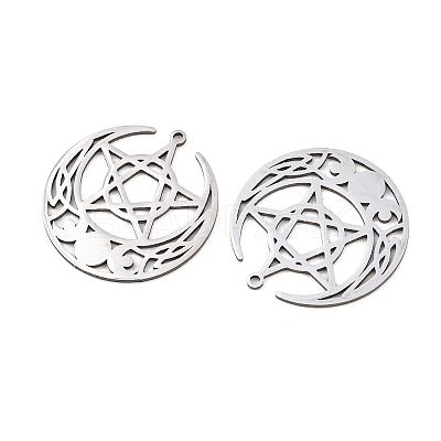 201 Stainless Steel Pendants STAS-I364-07P-1