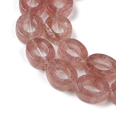 Natural Strawberry Quartz Beads Strands G-M439-A11-01-1